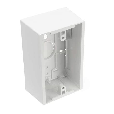 surface mount plastic electrical box|surface mount backbox single gang.